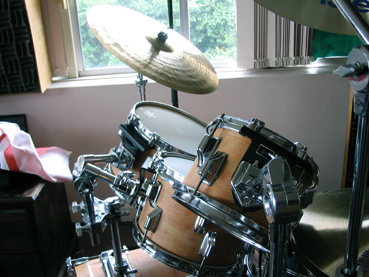Rogers kit in the studio.