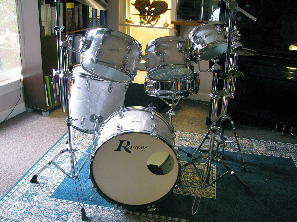 Rogers drums restored.